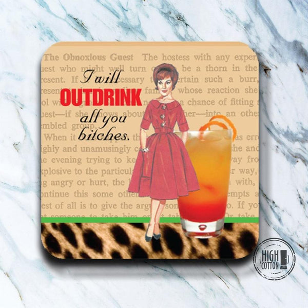 395 posavasos altos de algodón