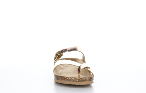 6002122 Parr Rose Gold Mirror Sandals by Bos & Co