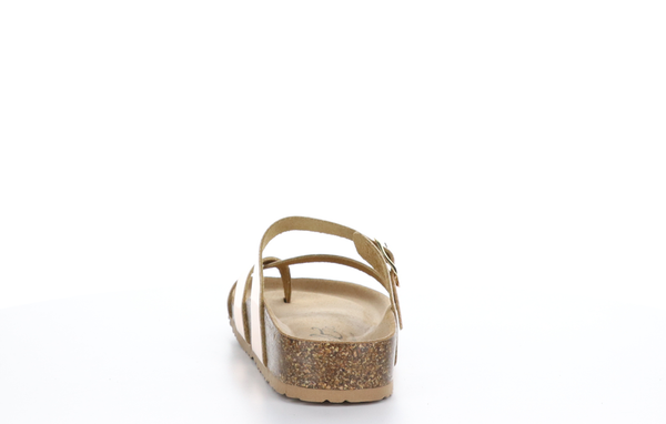6002122 Parr Rose Gold Mirror Sandals by Bos & Co