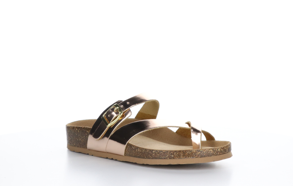 6002122 Parr Rose Gold Mirror Sandals by Bos & Co