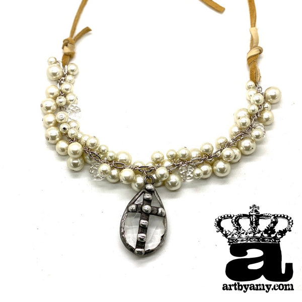 292 Hilda German Cross Cha Cha Necklace