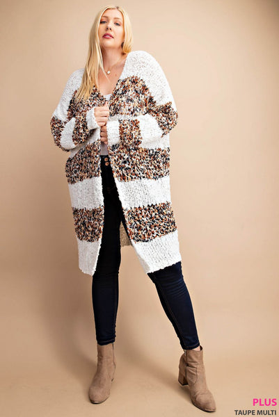 5449 Cárdigan de rayas borrosas Colette