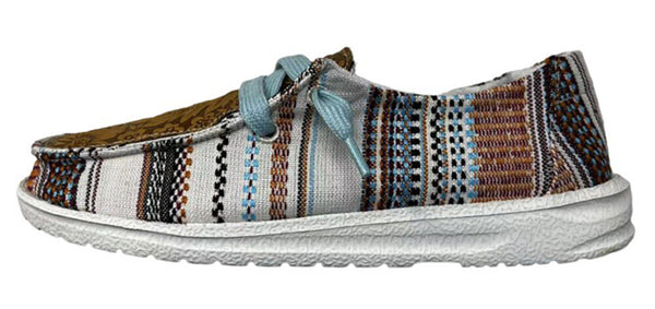 Gypsy Jazz Hollywood zapatos color crema multicolor