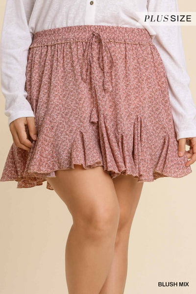 7036 Falda con estampado floral Shasta - Reg & Plus!