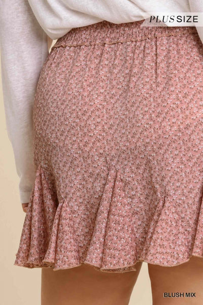 7036 Falda con estampado floral Shasta - Reg & Plus!