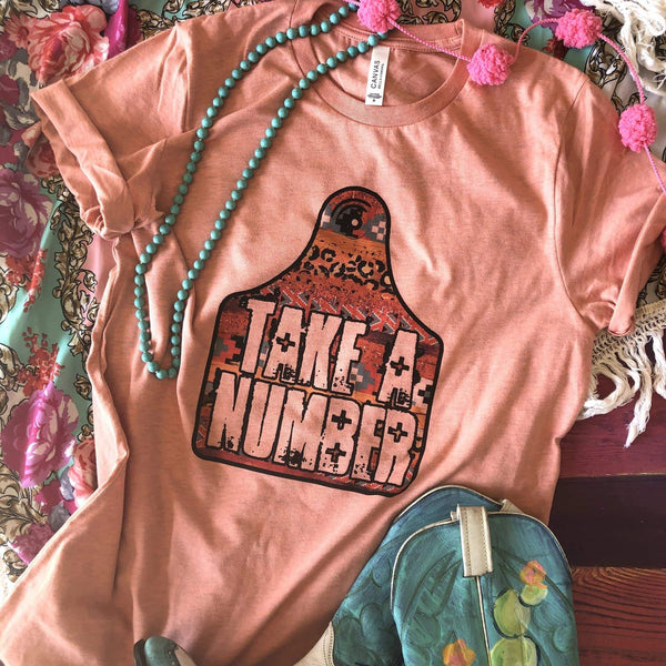 9137 Jessa Western Cattle Tag Camiseta gráfica