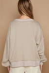 Verni French Terry Cut-Out Sweatshirt by POL