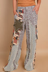 Junie Relaxed Fit Patchwork Pants by POL