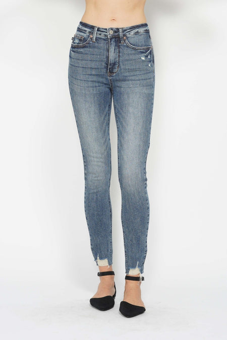 Muriel Mid Rise Control Top Classic Straight Judy Blue Jeans - ONLINE EXCLUSIVE!