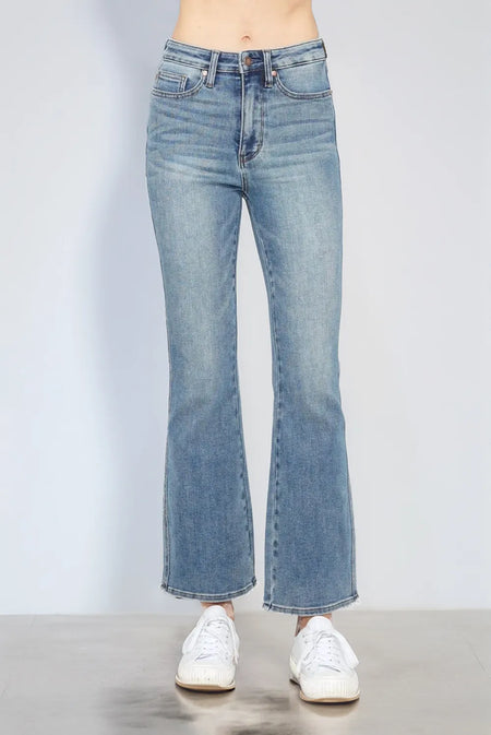 Renae Mid-Rise Nondistressed Bootcut Judy Blue Jeans - ONLINE EXCLUSIVE!