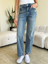 Silverton Hi-Rise Distressed Straight Judy Blue Jeans - ONLINE EXCLUSIVE!