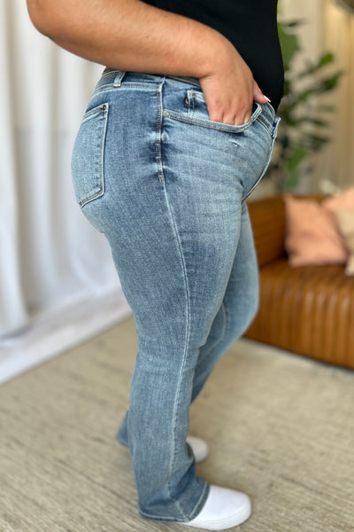 Renae Mid-Rise Nondistressed Bootcut Judy Blue Jeans - ONLINE EXCLUSIVE!