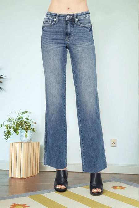 Renae Mid-Rise Nondistressed Bootcut Judy Blue Jeans - ONLINE EXCLUSIVE!