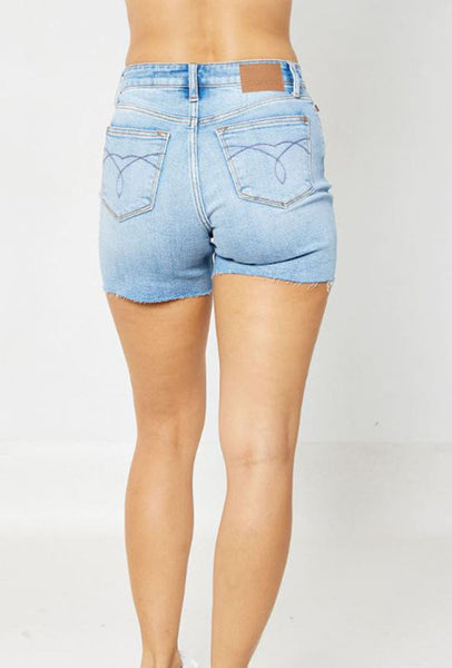 Kora Hi-Rise 6 Inseam Judy Blue Jean Shorts – True Betty Boutique