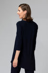 Amara Navy Handkerchief Hem Tunic Top by Joseph Ribkoff