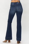 Faye Hi Rise Button Fly Trouser Flare Judy Blue Jeans