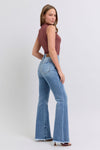 Kimberly Hi-Rise Raw Hem Bootcut Judy Blue Jeans - ONLINE EXCLUSIVE!