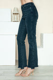 Meaghan Mid-Rise Button Fly Hem Destroy Straight Judy Blue Jeans - ONLINE EXCLUSIVE!