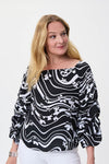 Everleigh Wave Top by Joseph Ribkoff