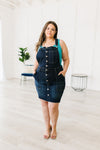 Agnes Denim Overall Judy Blue Jeans Dress - ONLINE EXCLUSIVE!