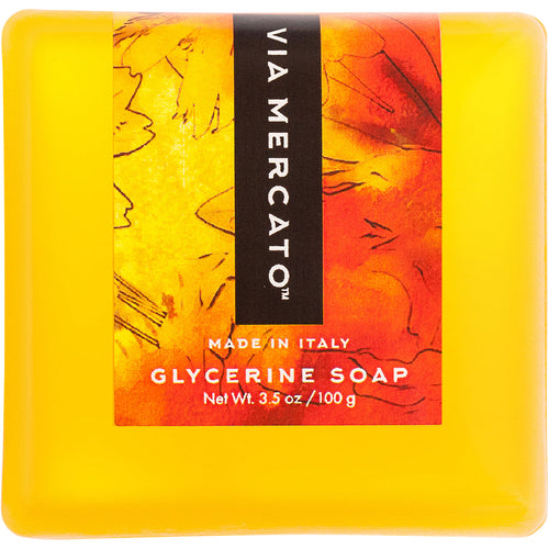 Via Mercato 100g Glycerin Soap - Loquat, Peach & Mandarin