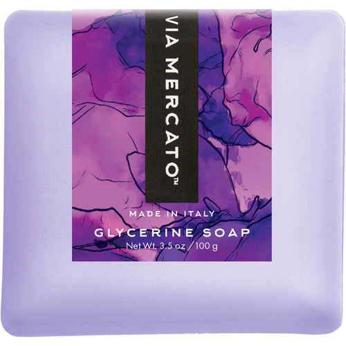 Via Mercato 100g Glycerin Soap - Black Currant & Orange Blossoms