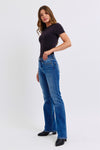 Rylee Mid-Rise Bootcut Judy Blue Jeans with Thermal Lining - ONLINE EXCLUSIVE!