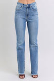 Kimberly Hi-Rise Raw Hem Bootcut Judy Blue Jeans - ONLINE EXCLUSIVE!