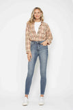 Ashley Hi-Rise Tummy Control Contrast Wash Skinny Judy Blue Jeans - ONLINE EXCLUSIVE!