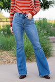 82443   Harlym Hi-Rise Wide Hem Flare Judy Blue Jeans