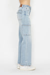 Paislee High Waist Straight Cargo Judy Blue Jeans - ONLINE EXCLUSIVE!