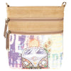 Peace & Love Bus Crossbody Bag