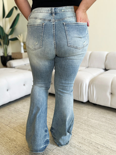 Dixie Hi-Rise Flare Judy Blue Jeans - ONLINE EXCLUSIVE!