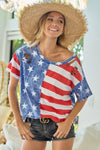 Quinn American Flag Theme Short Sleeve T-Shirt - ONLINE EXCLUSIVE!