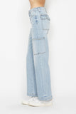 Paislee High Waist Straight Cargo Judy Blue Jeans - ONLINE EXCLUSIVE!