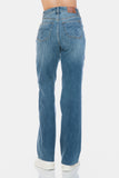 Andie Hi-Rise Tummy Control Cut Raw Hem Straight Judy Blue Jeans - ONLINE EXCLUSIVE!