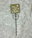 Resin Pet Memorial Garden Picks