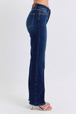 Rylan Hi-Rise Raw Hem Straight Leg Judy Blue Jeans - ONLINE EXCLUSIVE!