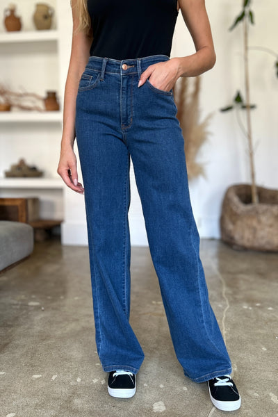 Angel Hi-Rise Straight Judy Blue Jeans - ONLINE EXCLUSIVE!