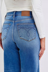 Bekah Distressed Hi-Rise Wide Leg Judy Blue Jeans - ONLINE EXCLUSIVE!