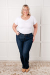 Alaina High Rise Classic Straight Judy Blue Jeans