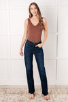 Alaina High Rise Classic Straight Judy Blue Jeans
