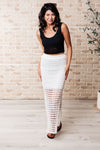 All Hands On Deck Skirt in Cream - ONLINE EXCLUSIVE!