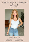 2828   Bentli Hi-Rise Side Tie Judy Blue Denim Skort in Black
