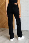 Angelica Hi-Rise Tummy Control Black Straight Leg Judy Blue Jeans - ONLINE EXCLUSIVE!