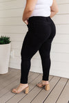 Audrey High Rise Control Top Classic Skinny Judy Blue Jeans in Black - ONLINE EXCLUSIVE!
