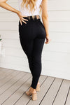 Audrey High Rise Control Top Classic Skinny Judy Blue Jeans in Black - ONLINE EXCLUSIVE!