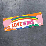 Love Wins Bumper Magnet