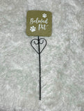 Resin Pet Memorial Garden Picks