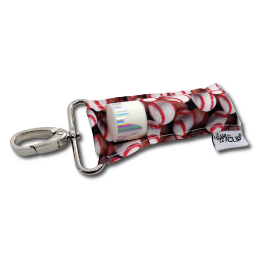 Baseballs LippyClip KISS for larger lip balms, essential oil rollers, etc.